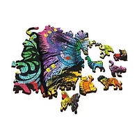 Trefl Puzzles - 501 Piece Wood Colorful Puppy 501-pc. Puzzle