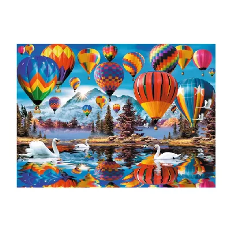 Trefl Puzzles - 1000 Piece Wood Colorful Ballons 1000-pc. Puzzle