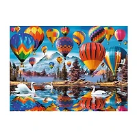 Trefl Puzzles - 1000 Piece Wood Colorful Ballons 1000-pc. Puzzle