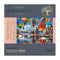 Trefl Puzzles - 1000 Piece Wood Colorful Ballons 1000-pc. Puzzle