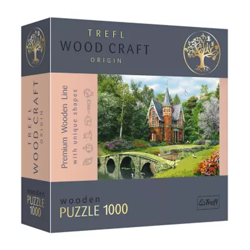 Trefl Puzzles - 1000 Piece Wood Victorian House 1000-pc. Puzzle