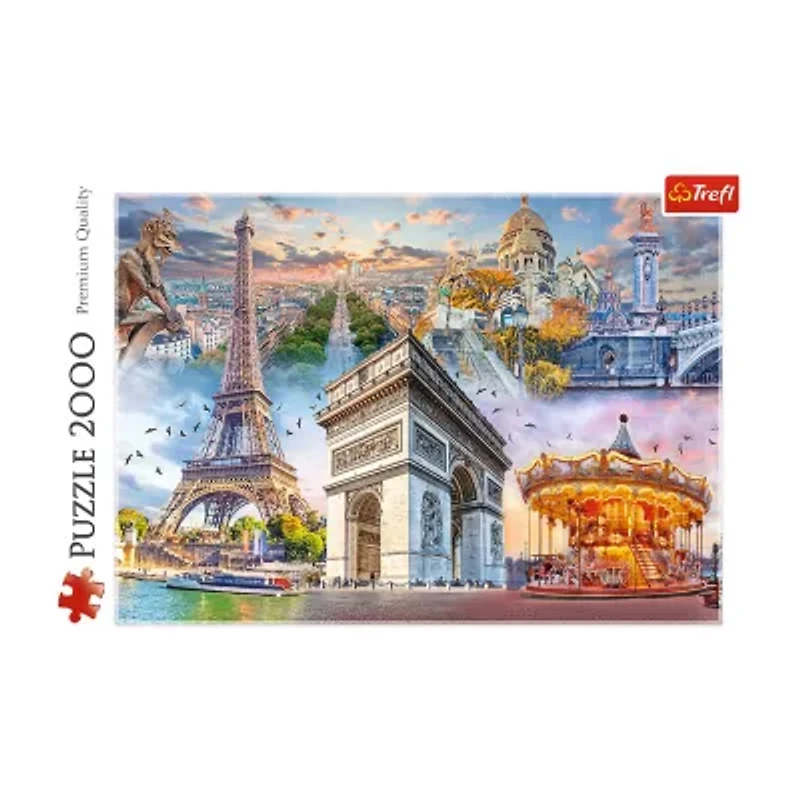 Trefl Puzzles - 2000 Piece Weekend In Paris 2000 Puzzle