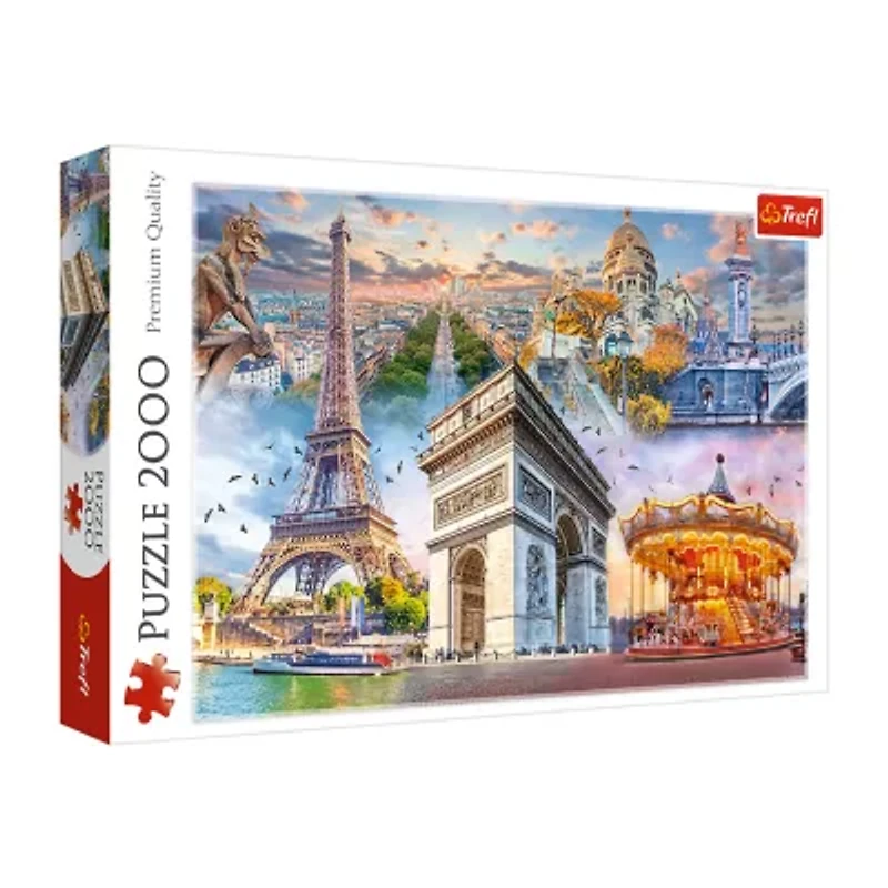 Trefl Puzzles - 2000 Piece Weekend In Paris 2000-pc. Puzzle
