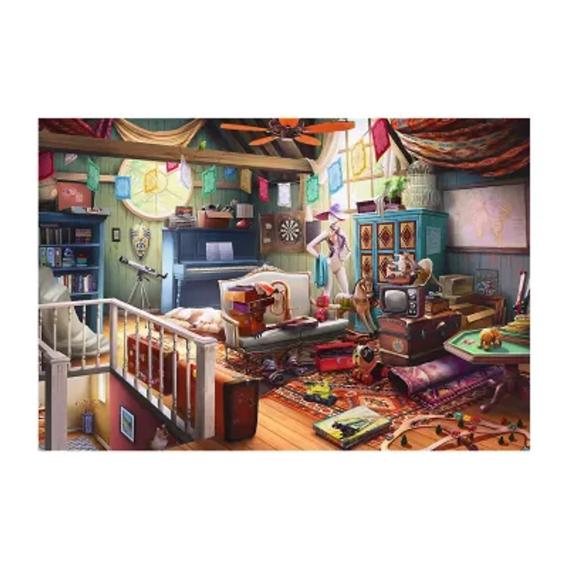 Trefl Puzzles - 500+1 Piece Wood Treasures In The Attic 501-pc. Puzzle