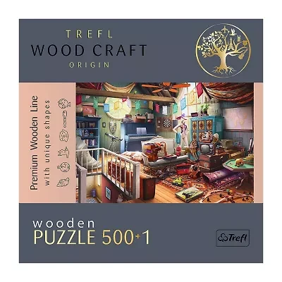 Trefl Puzzles - 500+1 Piece Wood Treasures In The Attic 501-pc. Puzzle