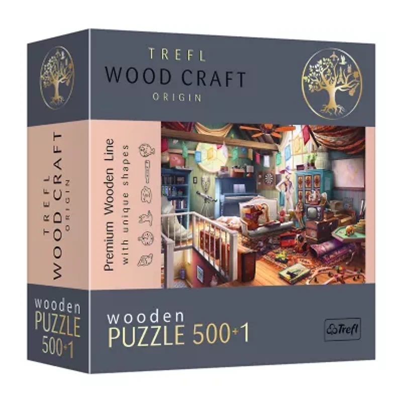 Trefl Puzzles - 500+1 Piece Wood Treasures In The Attic 501-pc. Puzzle