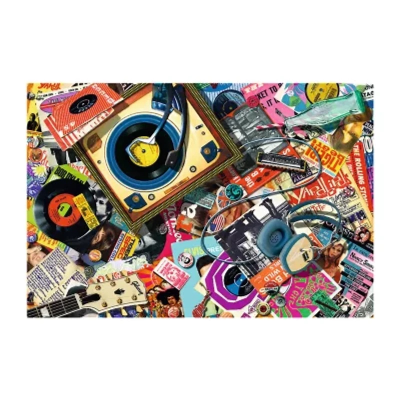 Trefl Puzzles - 500+1 Piece Wood In The World Of Music 501-pc. Puzzle