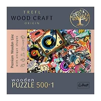 Trefl Puzzles - 500+1 Piece Wood In The World Of Music 501-pc. Puzzle