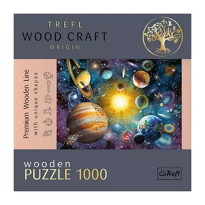 Trefl Puzzles - 1000 Piece Wood Solar System 1000-pc. Puzzle