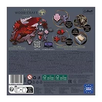 Trefl Puzzles - 500+1 Piece Wood Ancient Red Dragon 501-pc. Puzzle