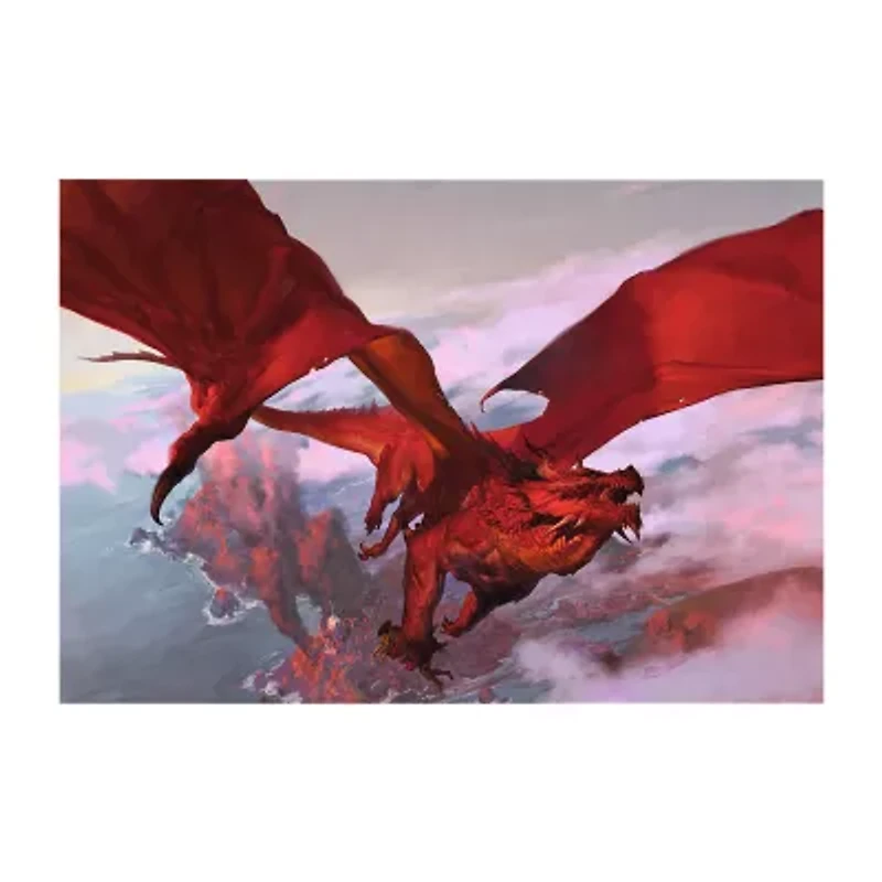 Trefl Puzzles - 500+1 Piece Wood Ancient Red Dragon 501-pc. Puzzle