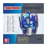 Trefl Puzzles - 500+5 Piece Wood Transformers Transformers 505-pc. Puzzle