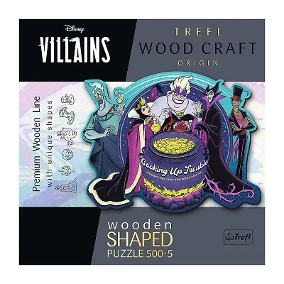 Trefl Puzzles - 500+5 Piece Disney Villains Cruella 505-pc. Puzzle