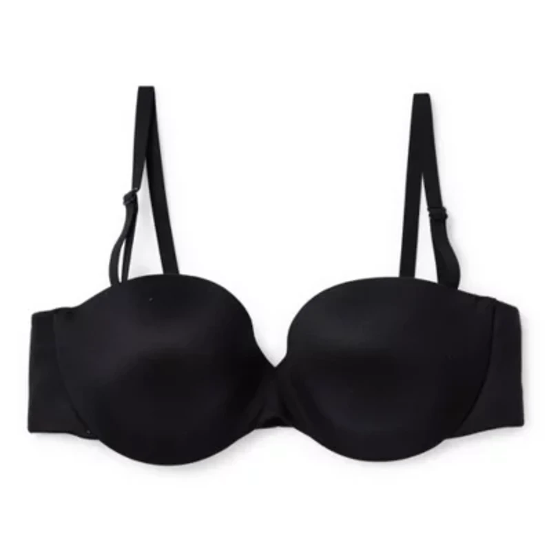 Maidenform Love The Custom Lift Multiway Womens Medium Support Demi Push Up Underwire Strapless Bra 09417