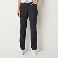 Liz Claiborne Audra Tailored Womens Adaptive Easy-on + Easy-off Straight Mid Rise Trouser