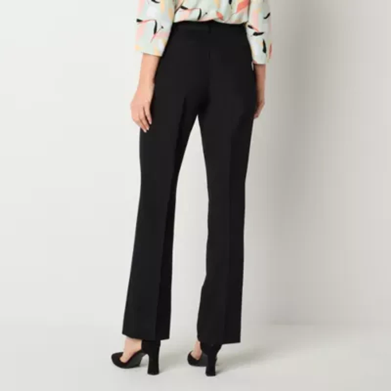 Liz Claiborne Audra Tailored Womens Adaptive Easy-on + Easy-off Straight Mid Rise Trouser