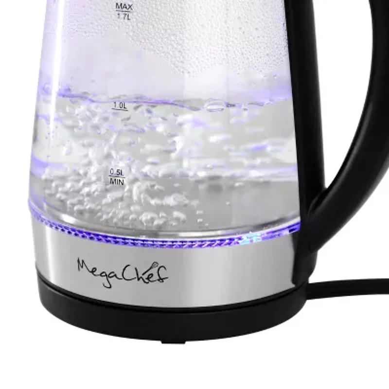 MegaChef 7-Cup Stainless Steel Electric Kettle