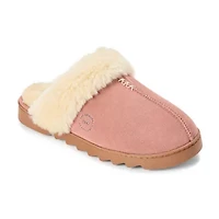 Dearfoams Womens Memory Foam Slip-On Slippers