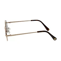 BCBGeneration Slim Metal Womens Uv Protection Oval Sunglasses