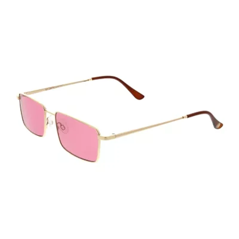 BCBGeneration Metal Womens Uv Protection Rectangular Sunglasses