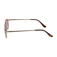 BCBGeneration Metal Womens Uv Protection Rectangular Sunglasses