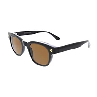 BCBGeneration Retro Wayfarer Womens Uv Protection Square Sunglasses