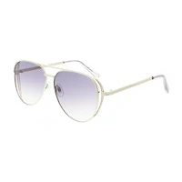 BCBGeneration With Cut-Out Detail Womens Uv Protection Aviator Sunglasses