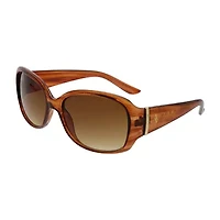 Adrienne Vittadini Basic With Metal Bar Hinge Womens Uv Protection Sunglasses