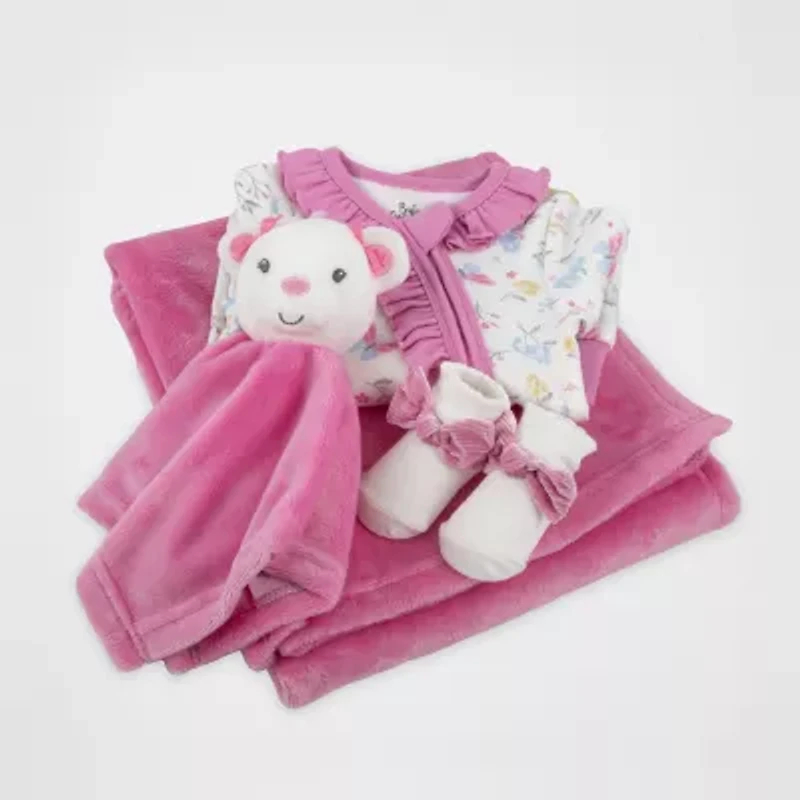 Baby Essentials Baby Girls 4-pc. Baby Clothing Set