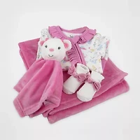 Baby Essentials Baby Girls 4-pc. Baby Clothing Set