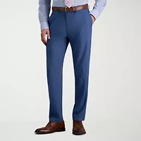 Haggar JMH 4 Way Stretch Mens Fabric Slim Fit Flat Front Suit Pant