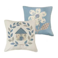 Donna Sharp Blue Diamond Everyday 2-pc. Square Throw Pillow