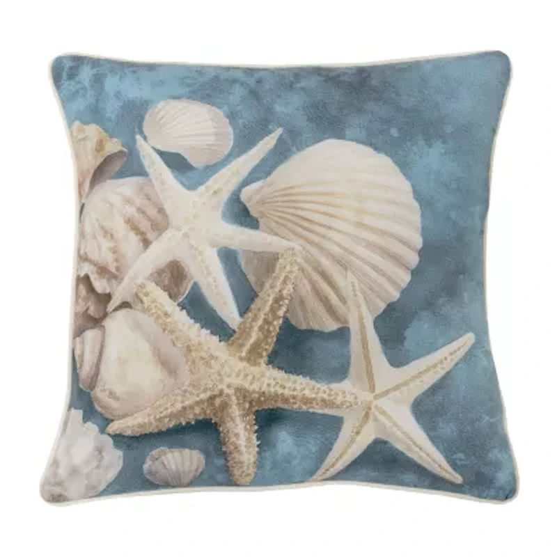Donna Sharp Blue Diamond Coastal 2-pc. Square Throw Pillow