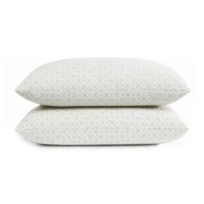 Truly Soft Rayon From Bamboo Knit 2 Pack Medium Density Bed Pillow