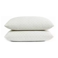 Truly Soft Rayon From Bamboo Knit 2 Pack Medium Density Bed Pillow