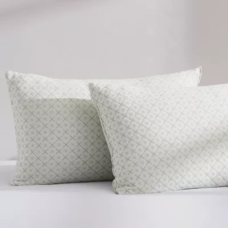 Truly Soft Rayon From Bamboo Knit 2 Pack Medium Density Bed Pillow