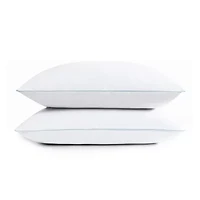 Simmons Dual Action Cooling Knit 2 Pack Medium Density Bed Pillow