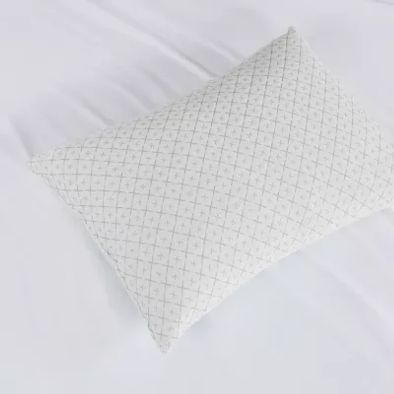 London Fog Rayon From Bamboo Knit 2 Pack Medium Density Bed Pillow