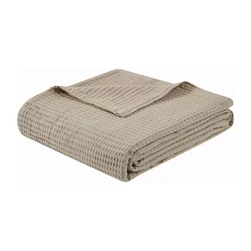 The Farmhouse By Rachel Ashwell Waffle Cotton Blanket