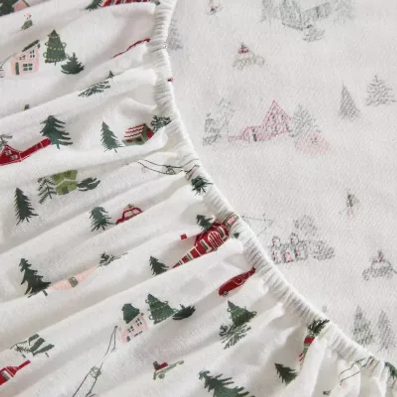 Martha Stewart Ski Village Sheet Set