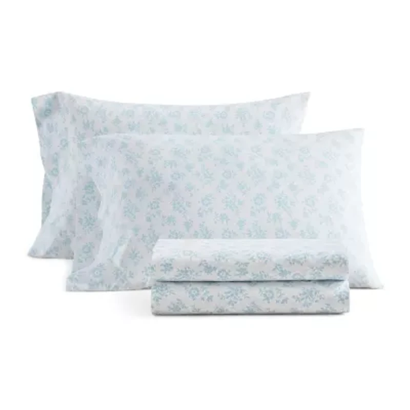 Martha Stewart Core Floral Sheet Set