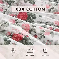 Laura Ashley Bettinas Blooms 300tc Sheet Set