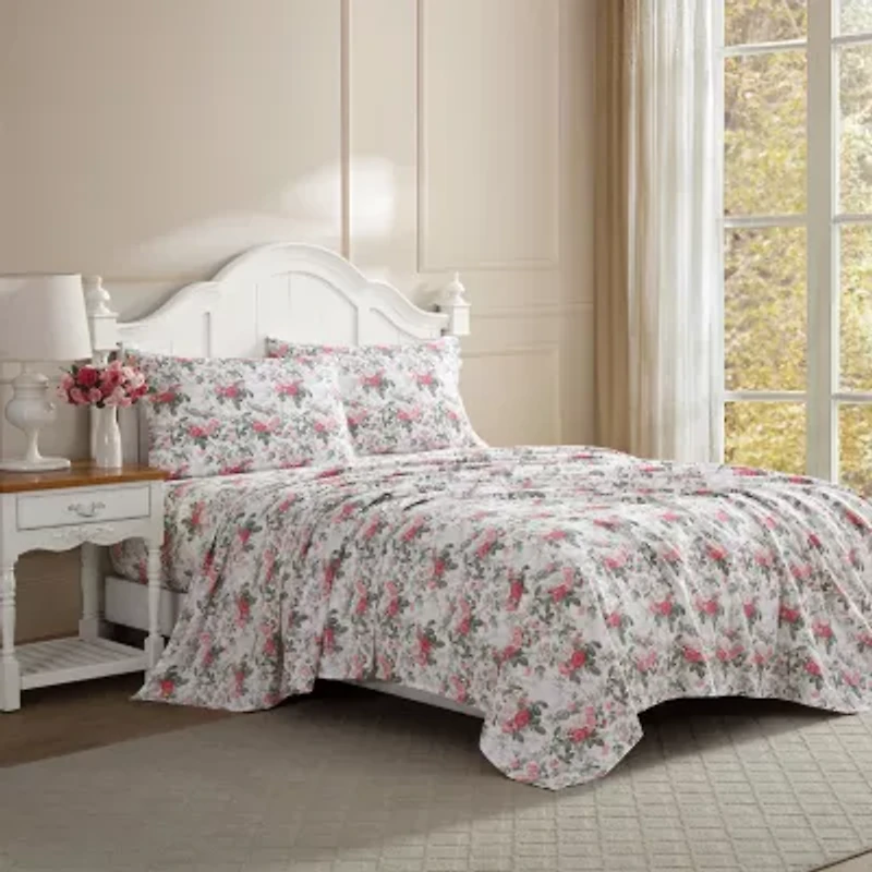 Laura Ashley Bettinas Blooms 300tc Sheet Set
