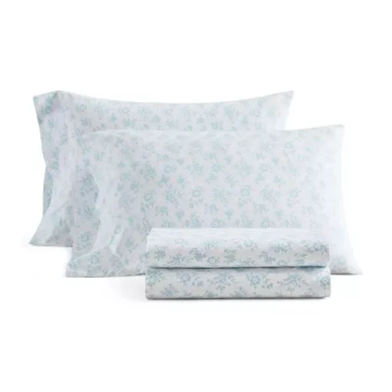Martha Stewart Core Floral Sheet Set