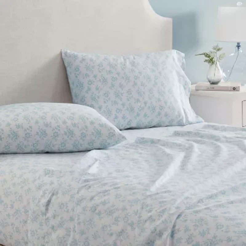 Martha Stewart Core Floral Sheet Set