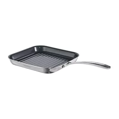 Tramontina Utsava Stainless Steel 10" Grill Pan