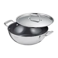 Tramontina Utsava Stainless Steel 3.75-qt. Covered Kadai