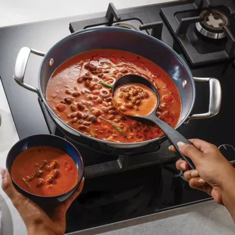 Tramontina Utsava Stainless Steel 5.7-qt. Covered Kadai