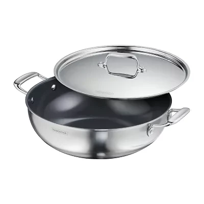 Tramontina Utsava Stainless Steel 5.7-qt. Covered Kadai