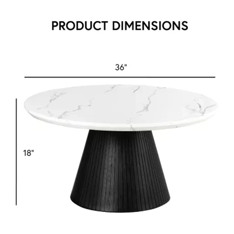 Furniture Of America Jones Easy Setup Accent Table